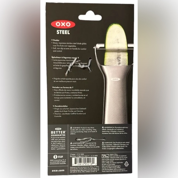 OXO STEEL - Y PEELER • STAINLESS STEEL - Picture 2 of 3